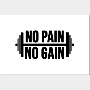 No pain No Gain Posters and Art